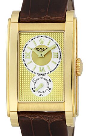 Rolex Cellini Prince 40 mm 54408 Yellow Gold Champagne