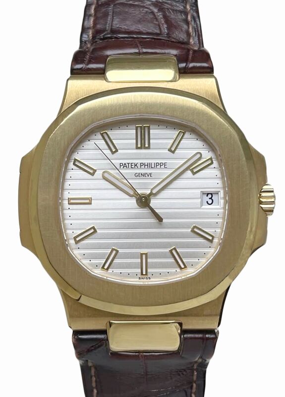 Patek Philippe Nautilus 40 mm 5711J-001 Yellow Gold Silver
