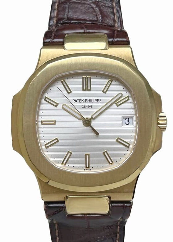 Patek Philippe Nautilus 40 mm 5711J-001 Yellow Gold Silver