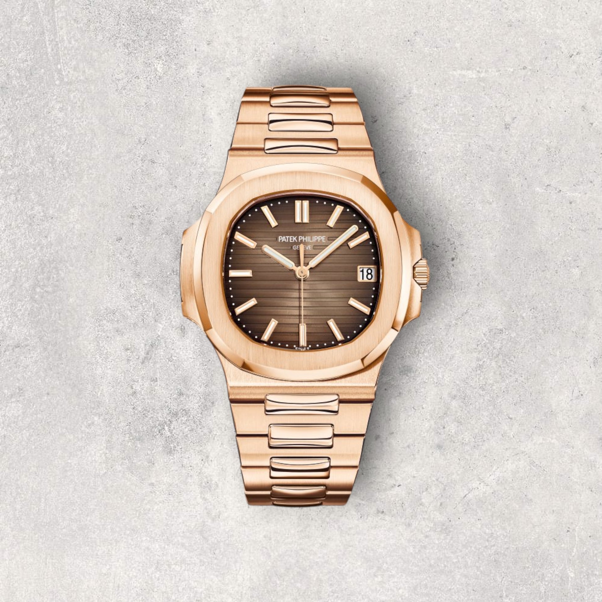 Patek Philippe Nautilus 5711/1R-001 Rose Gold Brown Dial