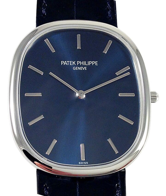 Patek Philippe Golden Ellipse 39.5 mm 5738P-001 Platinum Blue