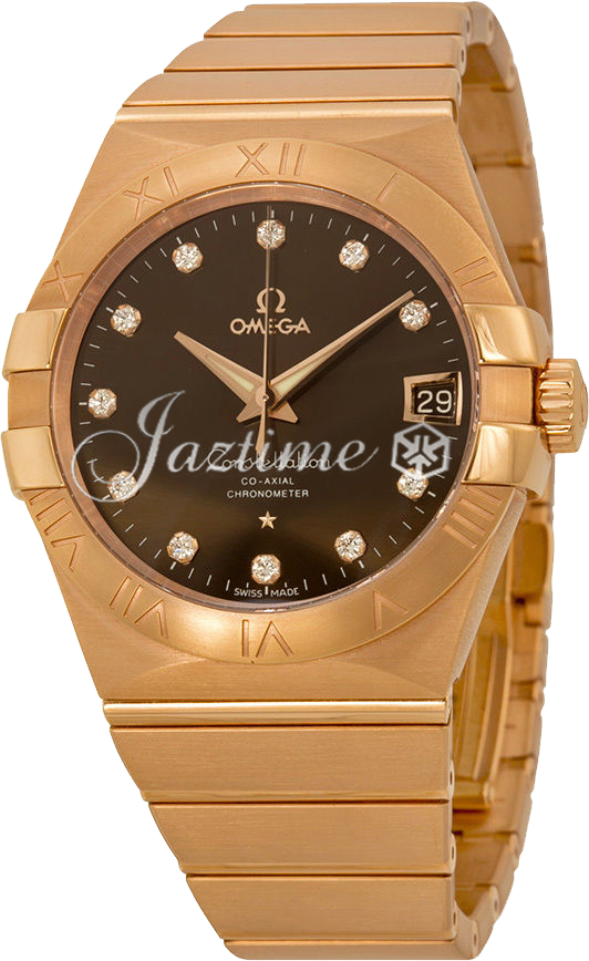 OMEGA 123.50.38.21.63.001 CONSTELLATION CO-AXIAL 38mm RED GOLD - BRAND NEW