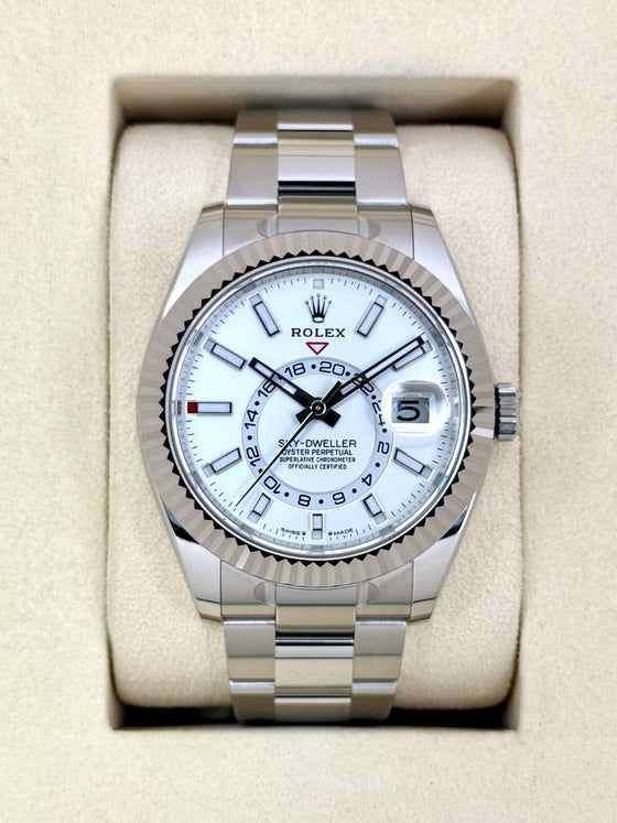 Rolex Sky-Dweller 42 mm 326934BLSJ1 Steel/White Gold Luminous
