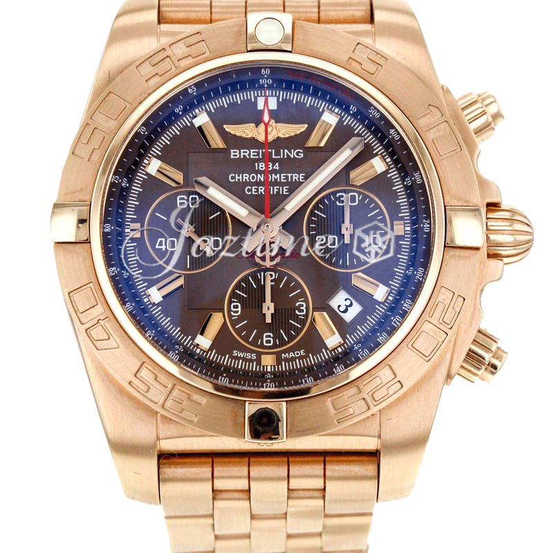 BREITLING HB0110C1|B968|375H CHRONOMAT 44MM 18K ROSE GOLD BRAND NEW
