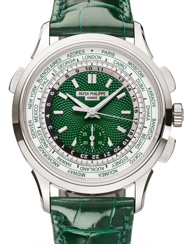 Patek Philippe Complications 39.5 mm 5930P-001 Platinum Green