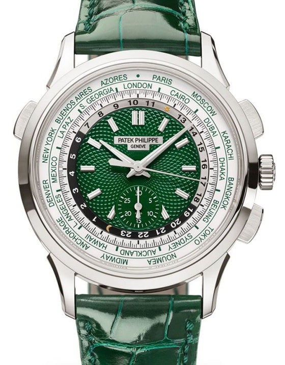 Patek Philippe Complications 39.5 mm 5930P-001 Platinum Green