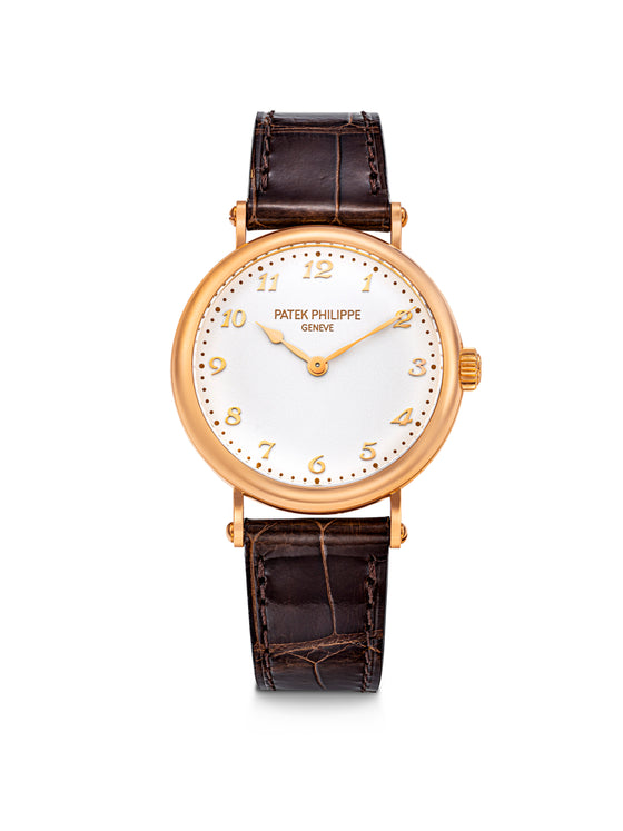 Patek Philippe Calatrava 34.6mm 7200R-001 Rose Gold Silver