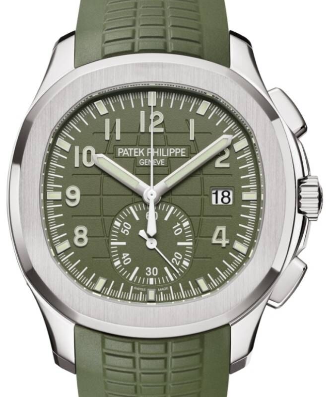 Patek Philippe Aquanaut 42.2 mm 5968G-010 White Gold Green