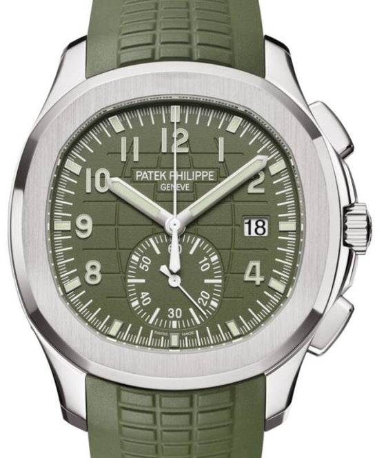 Patek Philippe Aquanaut 42.2 mm 5968G-010 White Gold Green