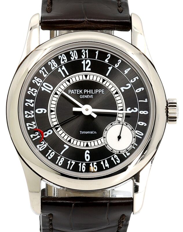 Patek Philippe Calatrava 37 mm 6000G-001T White Gold Black