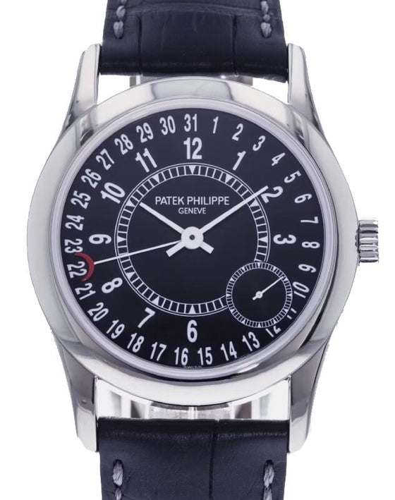 Patek Philippe Calatrava 37 mm 6000G-001 White Gold Black