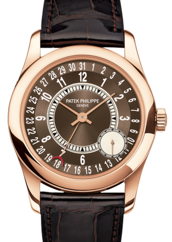Patek Philippe Calatrava 37 mm 6000R-001 Rose Gold Brown