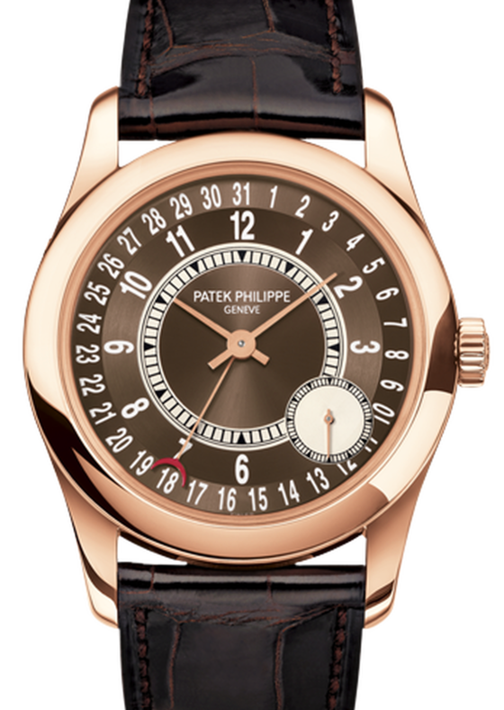 Patek Philippe Calatrava 37 mm 6000R-001 Rose Gold Brown