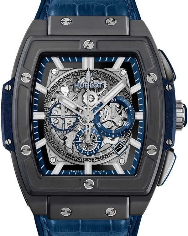 Hublot Spirit of Big Bang Chronograph Ceramic Blue 45mm Blue Dial 601.CI.7170.LR