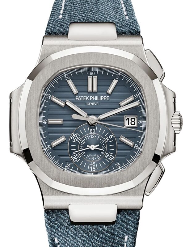 Patek Philippe Nautilus 40 mm 5980/60G-001 White Gold Blue