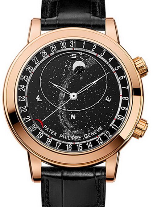 Patek Philippe Grand Complications 44 mm 6102R-001 Rose Gold Black