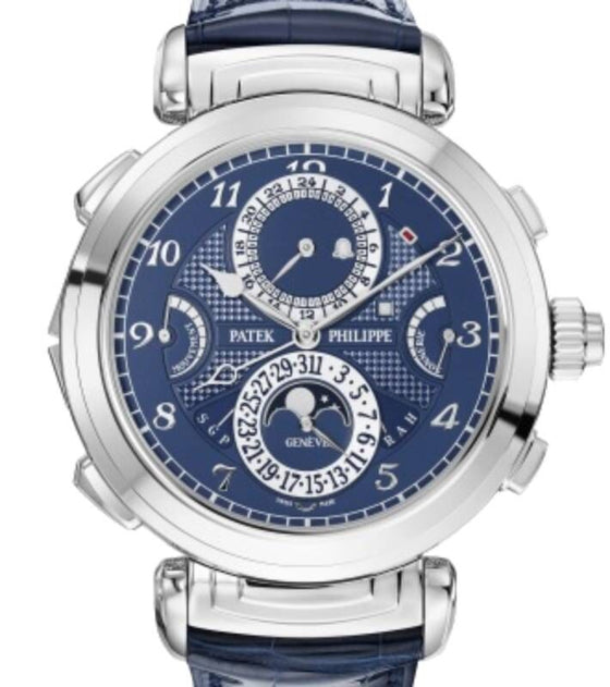 Patek Philippe Grand Complications 47 mm 6300G-010 White Gold Blue