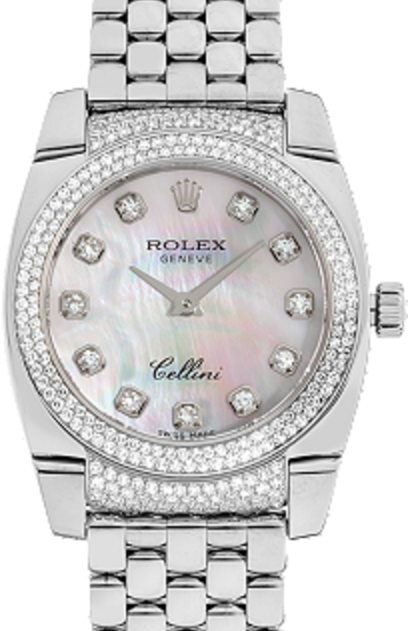 Rolex Cellini Cestello 40 mm 6311-9 White Gold White Mother of Pearl