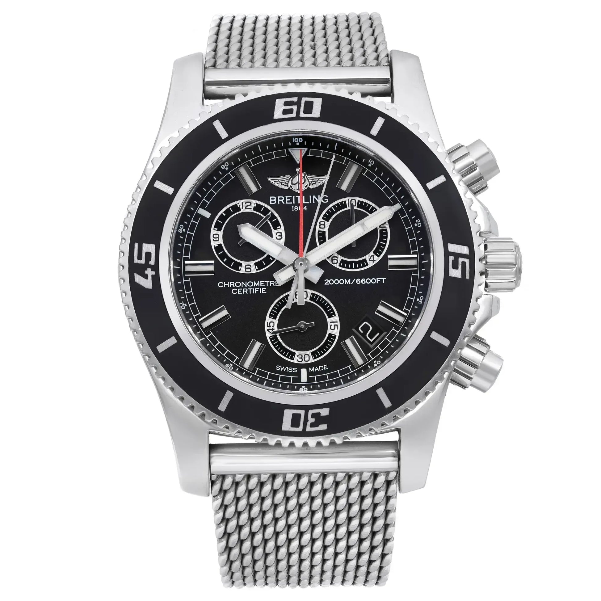 Breitling Superocean Chronograph A73310A8-BB73BKLT Quartz Men's