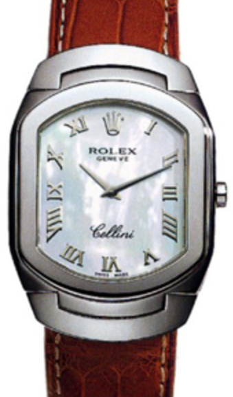 Rolex Cellini Quartz 40 mm 6633-9 White Gold White Mother of Pearl