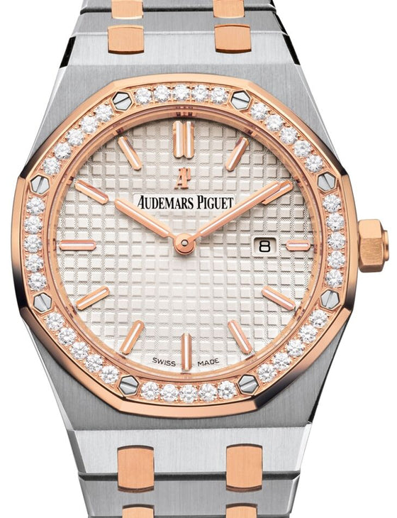 Audemars Piguet Royal Oak 33 mm 67651SR.ZZ.1261SR.01 Steel/Rose Gold/Diamonds Analog