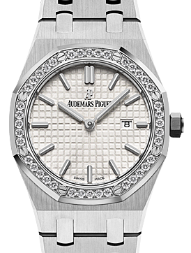 Audemars Piguet Royal Oak 33 mm 67651ST.ZZ.1261ST.01 Steel/Diamonds Silver