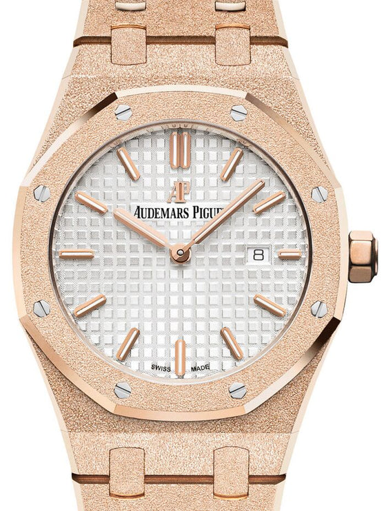 Audemars Piguet Royal Oak Frosted Gold 33 mm 67653OR.GG.1263OR.01 Rose Gold Analog