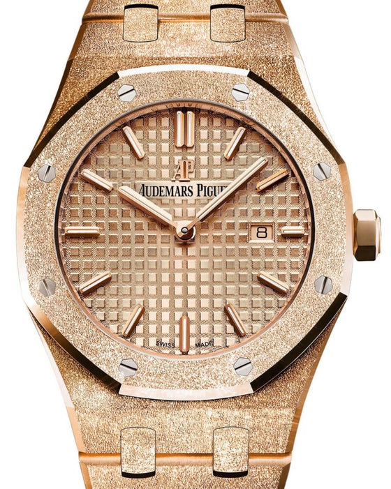 Audemars Piguet Royal Oak Frosted Gold 33 mm 67653OR.GG.1263OR.02 Rose Gold Analog
