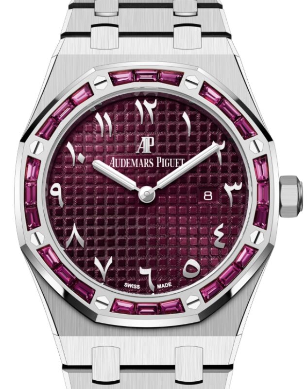 Audemars Piguet Royal Oak 33 mm 67656BC.GR.1261BC.01 White Gold Purple