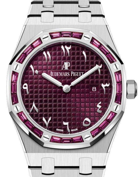 Audemars Piguet Royal Oak 33 mm 67656BC.GR.1261BC.01 White Gold Purple