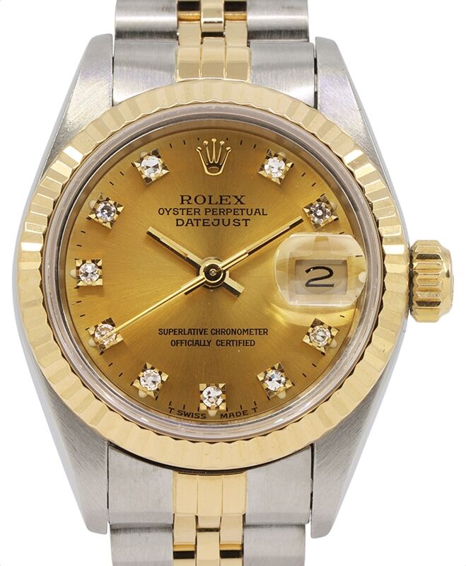 Rolex Datejust 26 mm 69173CDJP Steel/Yellow Gold Champagne