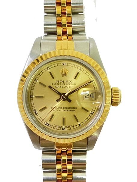 Rolex Lady-Datejust 26 26 mm 69173CSJ Steel/Yellow Gold White