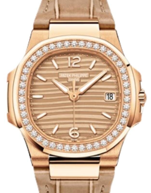 Patek Philippe Nautilus 32 mm 7010R-012 Rose Gold Golden