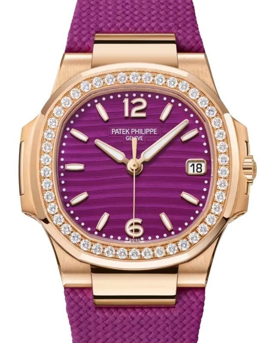 Patek Philippe Nautilus 32 mm 7010R-013 Rose Gold Purple