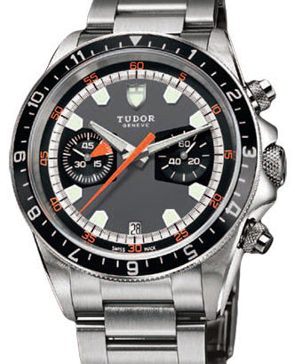 Tudor Heritage Chronograph 70330N-95740 Grey Index Stainless Steel 42mm BRAND NEW
