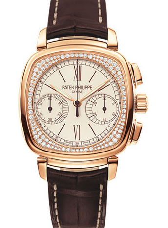 Patek Philippe Complications 35 mm 7071R-001 Rose Gold Silver Opaline