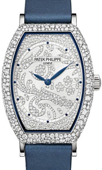 Patek Philippe Gondolo 40 mm 7099G-001 White Gold/Diamonds Diamond Pave