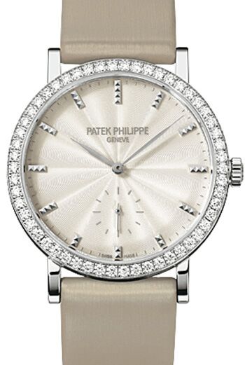 Patek Philippe Calatrava 31 mm 7120G-001 bnib White Gold/Diamonds Ivory / Cream