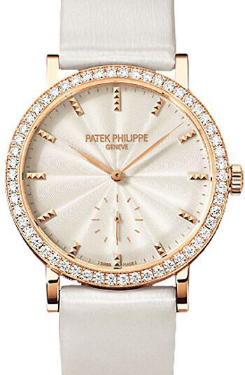 Patek Philippe Calatrava 31 mm 7120R-001 bnib Rose Gold/Diamonds Ivory / Cream