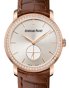 Audemars Piguet Jules Audemars Small Seconds 33 mm 77239OR.ZZ.A088CR.01 Rose Gold/Diamonds Analog