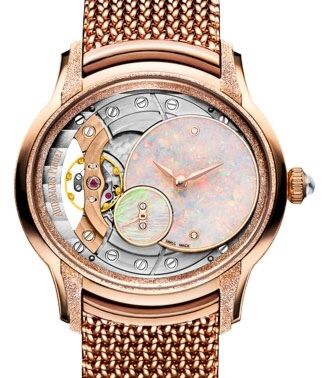 Audemars Piguet Millenary Frosted Gold Opal Dial 39.5 mm 77244OR.GG.1272OR.01 Rose Gold Analog