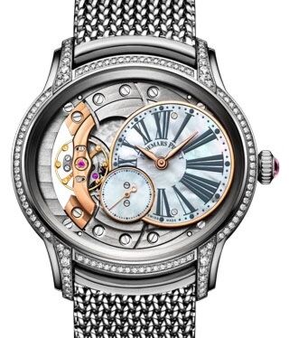 Audemars Piguet Millenary Hand-Wound 39.5 mm 77247BC.ZZ.1272BC.01 White Gold/Diamonds Analog