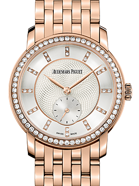 Audemars Piguet Jules Audemars Small Seconds 33 mm 77251OR.ZZ.1270OR.01 Rose Gold/Diamonds Analog