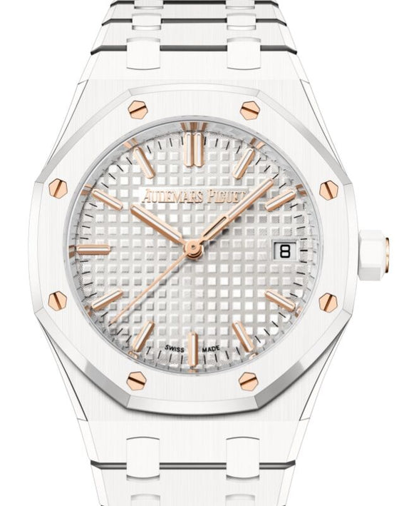 Audemars Piguet Royal Oak 34 mm 77350CB.OO.1266CB.01 Ceramic Silver