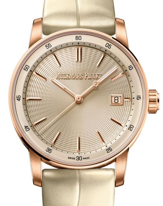 Audemars Piguet Code 11.59 38 mm 77410OR.OO.A825CR.01 Rose Gold Ivory