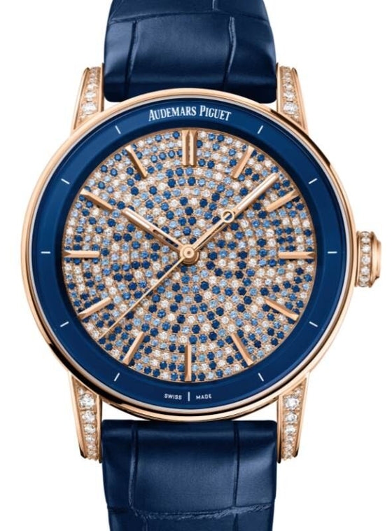 Audemars Piguet Code 11.59 38 mm 77410OR.ZZ.D343CR.01 Pink Gold/Diamonds Analog