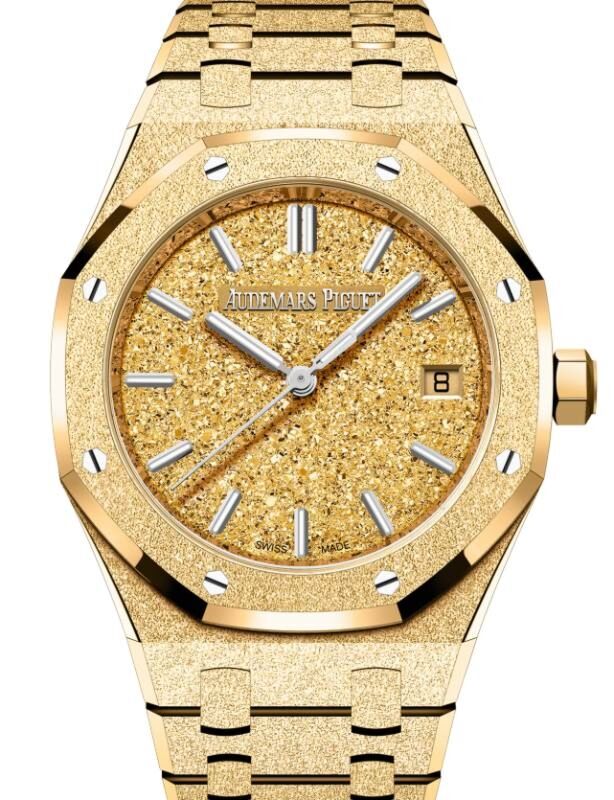 Audemars Piguet Royal Oak 34 mm 77450BA.GG.1361BA.01 Yellow Gold Analog