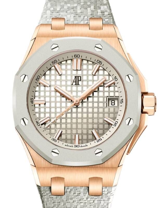 Audemars Piguet Offshore 37 mm 77605OK.OO.A101CA.01 Rose Gold Ivory