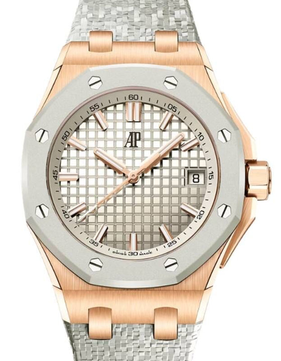 Audemars Piguet Offshore 37 mm 77605OK.OO.A101CA.01 Rose Gold Ivory