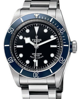 Tudor Heritage Black Bay 79220B-95740 Black Index Stainless Steel & Blue Bezel 41mm BRAND NEW